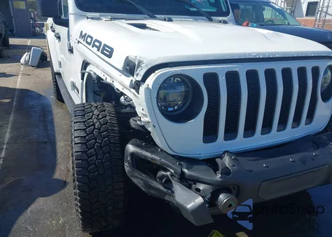2019 Jeep Wrangler Unlimited Moab 4X4 из США, поврежденный, VIN 1C4HJXEG4KW614032